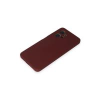 Newface Xiaomi Redmi Note 12 4G Kılıf Nano içi Kadife Silikon - Bordo