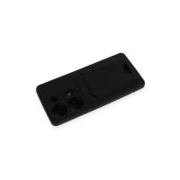 Newface Xiaomi Redmi Note 13 Pro 4G Kılıf Kelvin Kartvizitli Silikon - Siyah