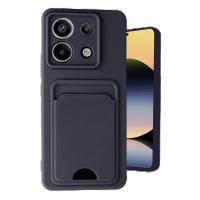 Newface Xiaomi Redmi Note 13 Pro 5G Kılıf Kelvin Kartvizitli Silikon - Siyah