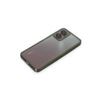 Newface Xiaomi Redmi Note 11E Kılıf Razer Lensli Silikon - Yeşil