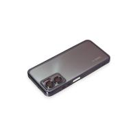 Newface Xiaomi Redmi Note 11E Kılıf Razer Lensli Silikon - Mor