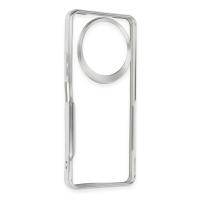 Newface Xiaomi Redmi A3 4G Kılıf Boyi Silikon Kapak - Gümüş