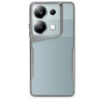 Newface Xiaomi Redmi Note 13 Pro 5G Kılıf Boyi Silikon Kapak - Gümüş