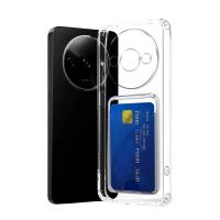 Newface Xiaomi Redmi A3 4G Kılıf Kart Şeffaf Silikon - Şeffaf