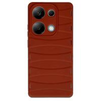 Newface Xiaomi Redmi Note 13 Pro 4G Kılıf Bibercas Silikon Kapak - Kırmızı