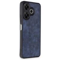 Newface Xiaomi Redmi 13 4G Kılıf Aras Deri Kapak - Lacivert