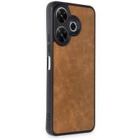 Newface Xiaomi Redmi 13 4G Kılıf Aras Deri Kapak - Taba