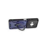 Newface Xiaomi Poco C61 Kılıf Joy Lens Standlı Kapak - Siyah