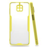 Newface Xiaomi Redmi Note 9S Kılıf Platin Silikon - Sarı