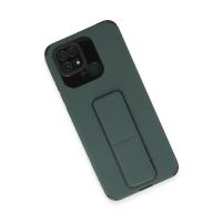 Newface Xiaomi Redmi 10C Kılıf Mega Standlı Silikon - Yeşil