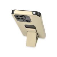 Newface Xiaomi Redmi 10C Kılıf Mega Standlı Silikon - Gold