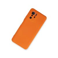 Newface Xiaomi Poco X3 GT Kılıf Nano içi Kadife Silikon - Turuncu