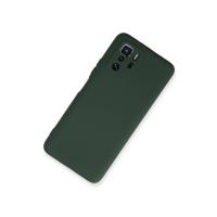 Newface Xiaomi Poco X3 GT Kılıf Nano içi Kadife Silikon - Koyu Yeşil