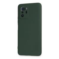 Newface Xiaomi Poco X3 GT Kılıf Nano içi Kadife Silikon - Koyu Yeşil