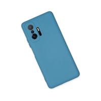 Newface Xiaomi Mi 11T Pro Kılıf Nano içi Kadife Silikon - Mavi