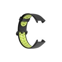 Newface Xiaomi Redmi Watch 2 Spor Delikli Kordon - Siyah-Yeşil