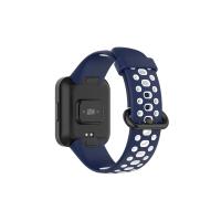 Newface Xiaomi Redmi Watch 2 Spor Delikli Kordon - Lacivert-Beyaz