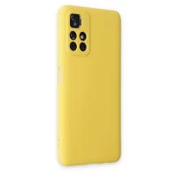 Newface Xiaomi Redmi Note 11T Kılıf Nano içi Kadife Silikon - Sarı