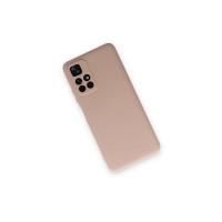 Newface Xiaomi Redmi Note 11T Kılıf Nano içi Kadife Silikon - Pudra