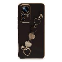 Newface Xiaomi Mi 12T Pro Kılıf Esila Silikon - Siyah