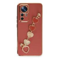 Newface Xiaomi Mi 12T Pro Kılıf Esila Silikon - Kırmızı