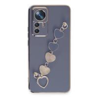 Newface Xiaomi Mi 12T Pro Kılıf Esila Silikon - Gri