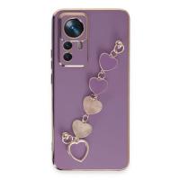 Newface Xiaomi Mi 12T Pro Kılıf Esila Silikon - Mor