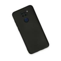 Newface Xiaomi Redmi Note 9 Kılıf Nano içi Kadife Silikon - Siyah
