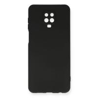 Newface Xiaomi Redmi Note 9 Pro Kılıf Nano içi Kadife Silikon - Siyah