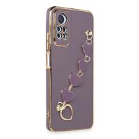 Newface Xiaomi Redmi Note 12 Pro 4G Kılıf Esila Silikon - Mor