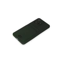 Newface Xiaomi Redmi Note 12 4G Kılıf Kelvin Kartvizitli Silikon - Koyu Yeşil