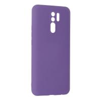 Newface Xiaomi Redmi 9 Kılıf Nano içi Kadife Silikon - Mor