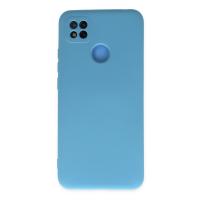 Newface Xiaomi Redmi 9C Kılıf Nano içi Kadife Silikon - Mavi
