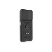 Newface Xiaomi Redmi Note 12 4G Kılıf Pars Lens Yüzüklü Silikon - Siyah