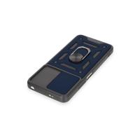 Newface Xiaomi Redmi Note 12 4G Kılıf Pars Lens Yüzüklü Silikon - Lacivert