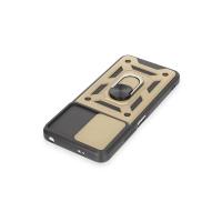 Newface Xiaomi Redmi Note 12 4G Kılıf Pars Lens Yüzüklü Silikon - Gold