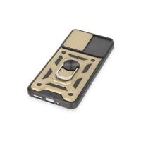 Newface Xiaomi Redmi Note 12 4G Kılıf Pars Lens Yüzüklü Silikon - Gold