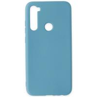 Newface Xiaomi Redmi Note 8 Kılıf Nano içi Kadife Silikon - Mavi