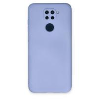 Newface Xiaomi Redmi Note 9 Kılıf Nano içi Kadife Silikon - Lila
