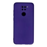 Newface Xiaomi Redmi Note 9 Kılıf Nano içi Kadife Silikon - Mor