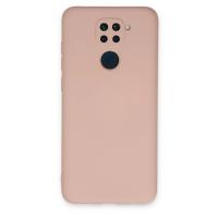 Newface Xiaomi Redmi Note 9 Kılıf Nano içi Kadife Silikon - Pudra