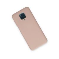 Newface Xiaomi Redmi Note 9 Pro Kılıf Nano içi Kadife Silikon - Pudra