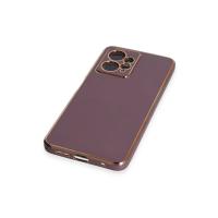 Newface Xiaomi Redmi Note 12 4G Kılıf Volet Silikon - Mor