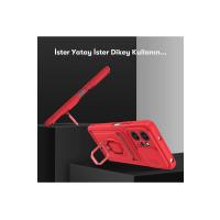 Newface Xiaomi Redmi Note 12 4G Kılıf Zuma Kartvizitli Yüzüklü Silikon - Pembe