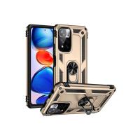 Newface Xiaomi Redmi Note 11 Pro Plus 5G Kılıf Sofya Yüzüklü Silikon Kapak - Gold