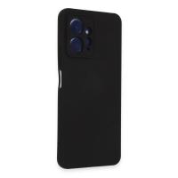Newface Xiaomi Redmi Note 12 4G Kılıf Nano içi Kadife Silikon - Siyah