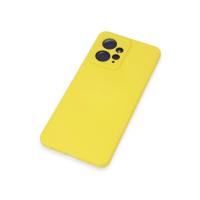 Newface Xiaomi Redmi Note 12 4G Kılıf Nano içi Kadife Silikon - Sarı