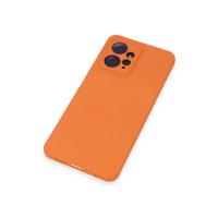 Newface Xiaomi Redmi Note 12 4G Kılıf Nano içi Kadife Silikon - Turuncu