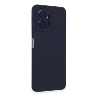 Newface Xiaomi Redmi Note 12 4G Kılıf Nano içi Kadife Silikon - Lacivert