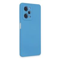 Newface Xiaomi Redmi Note 12 Pro 5G Kılıf Nano içi Kadife Silikon - Mavi
